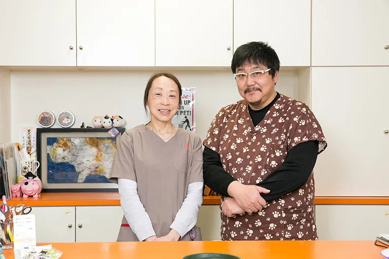 夫婦2人3脚での治療